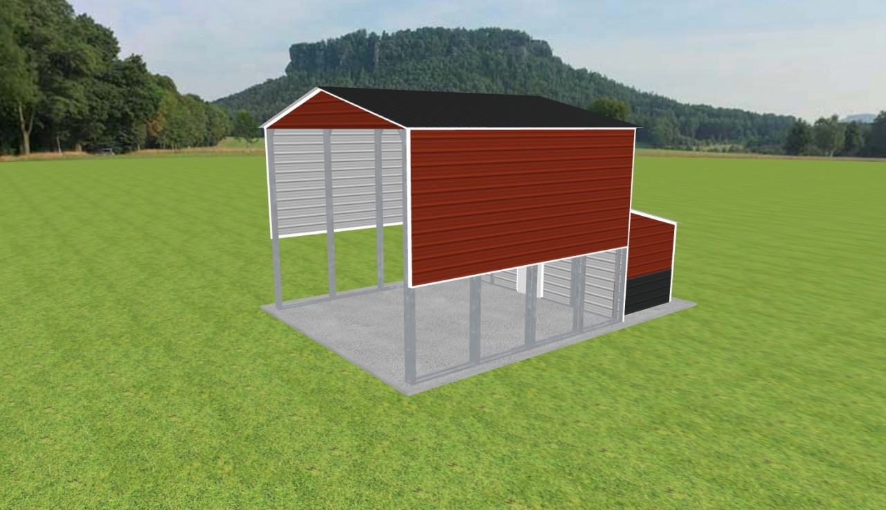 Carport with Storage 20 x 20 x 15 — photo 1