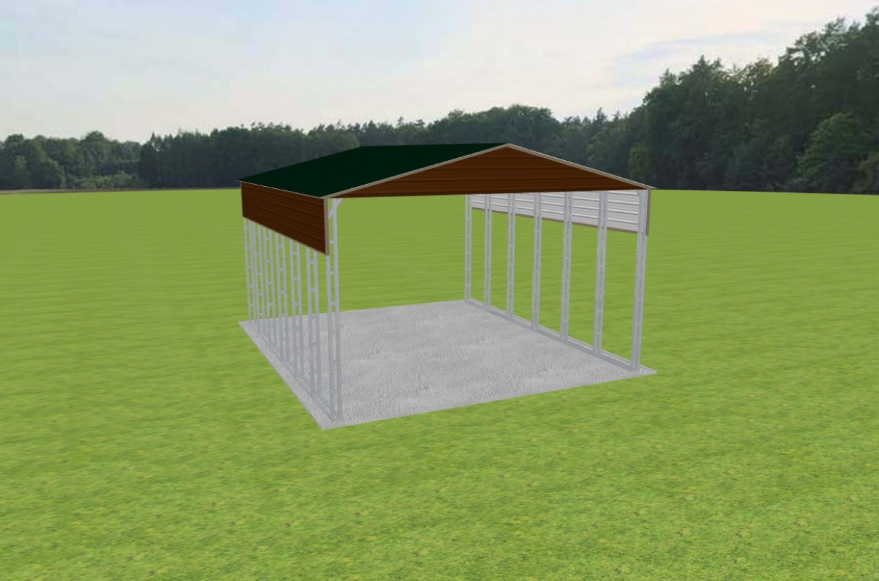3 Car Carport 26 x 30 x 15 — photo 1