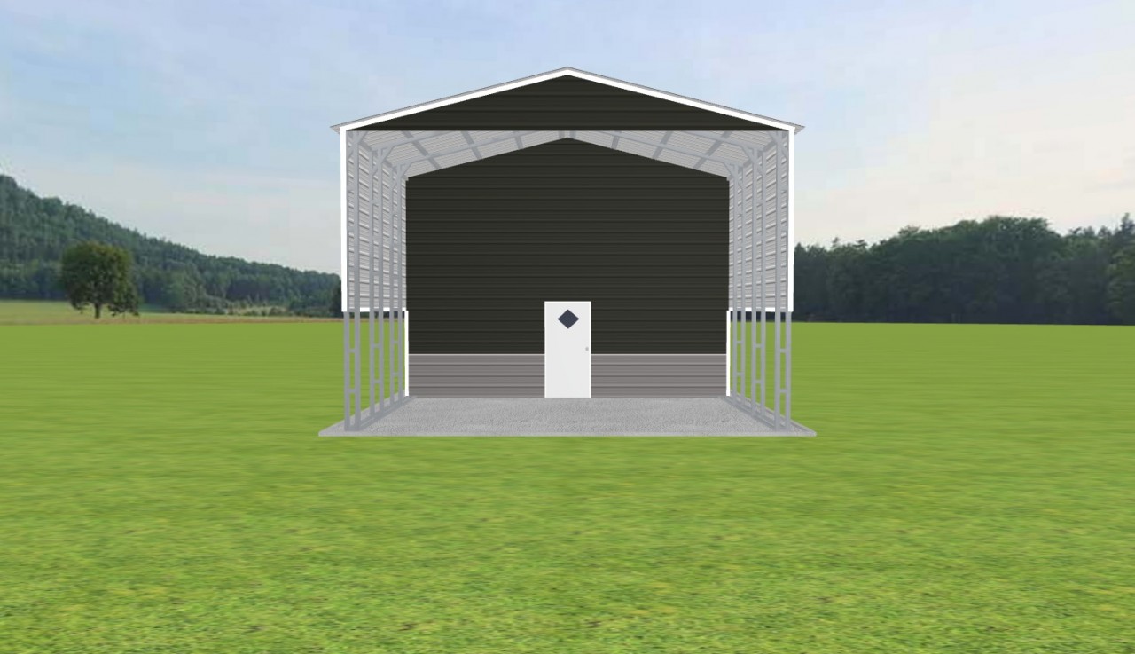 Carport with Storage 22 x 20 x 15 — photo 1