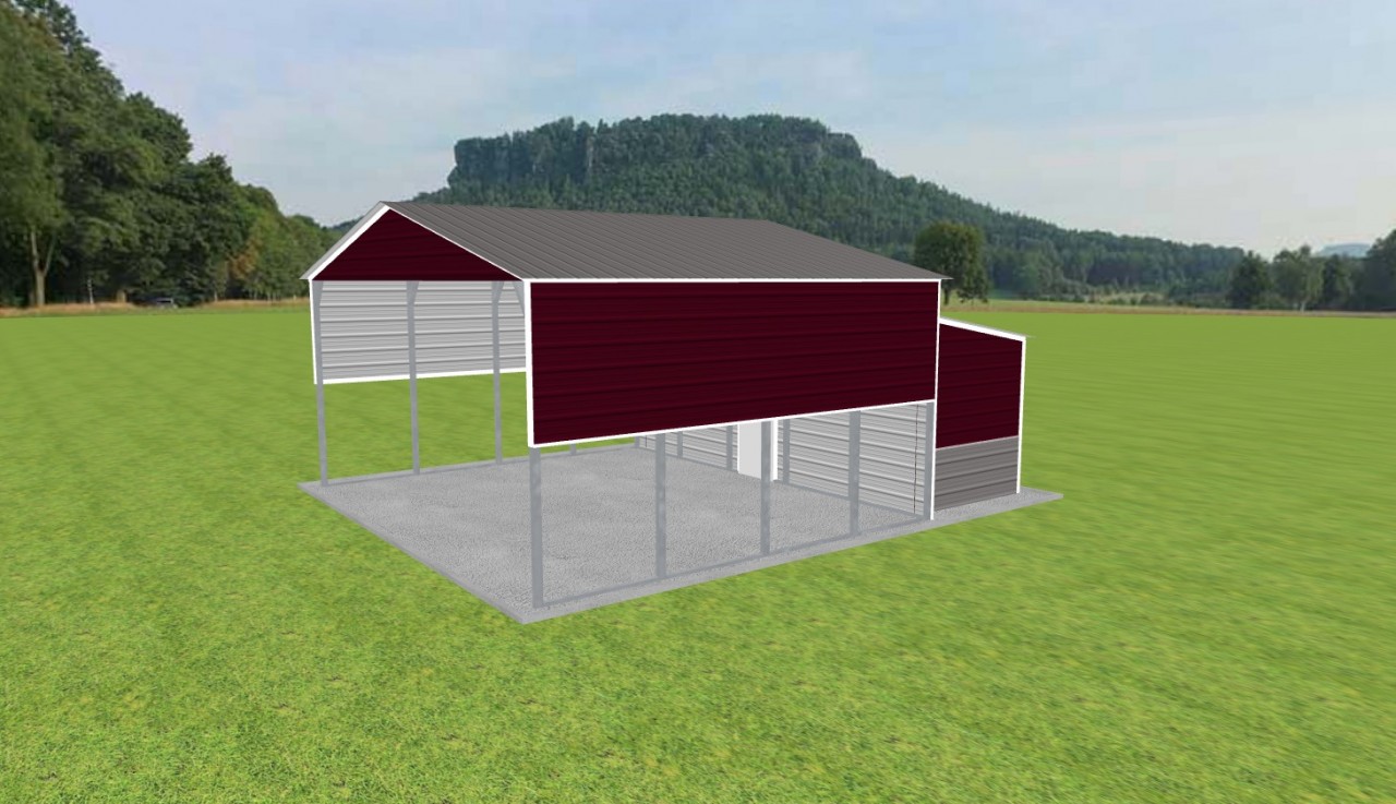 Carport with Storage 24 x 20 x 11 — photo 1