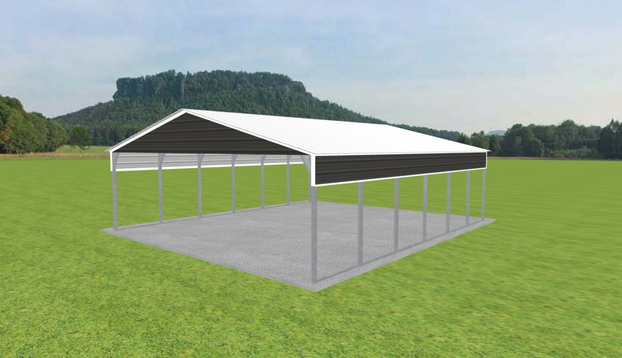 3 Car Carport 26 x 30 x 8 — photo 1