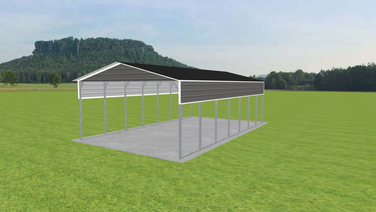 2 Car Carport 20 x 35 x 10 — photo 1