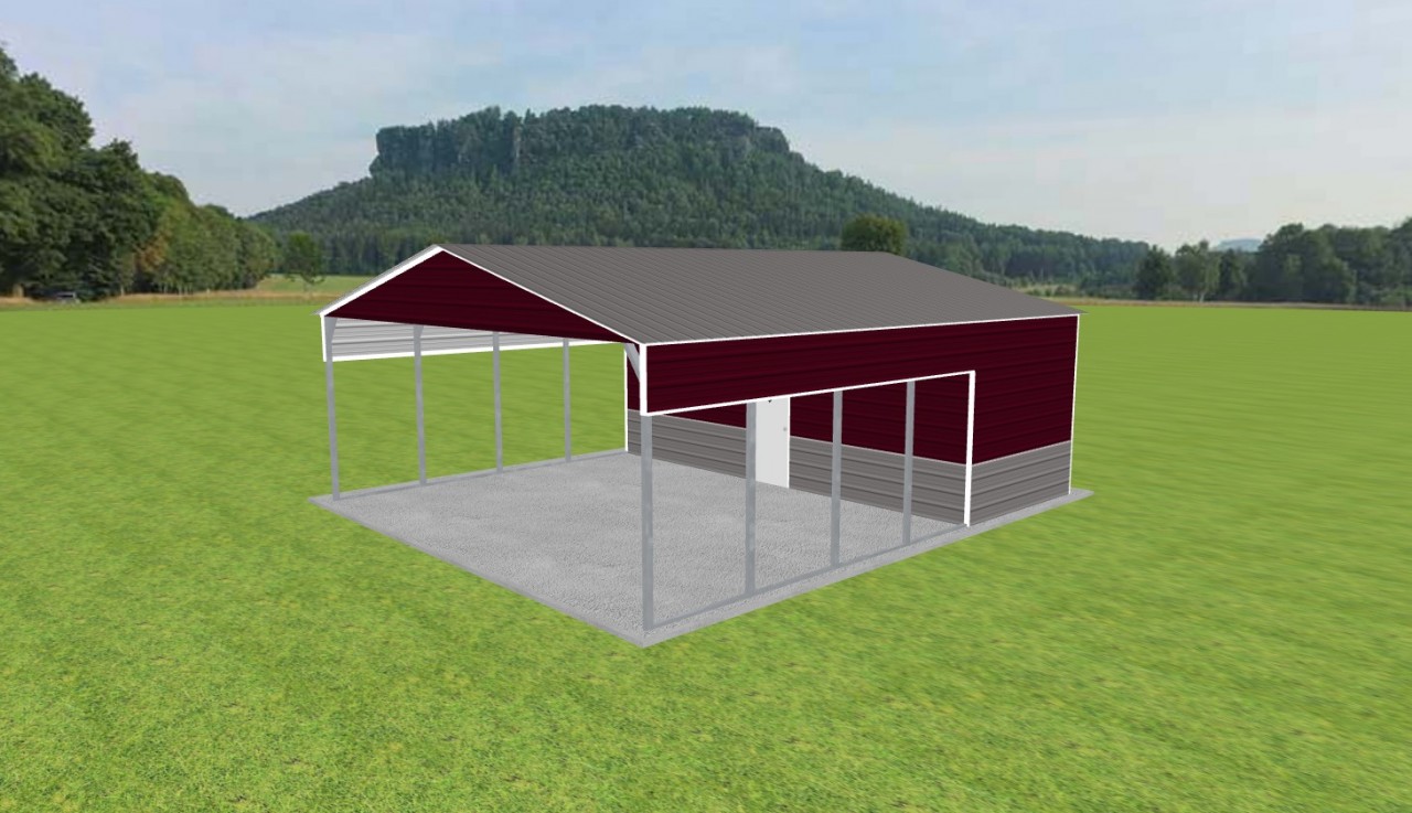 Carport with Storage 26 x 30 x 10 — photo 1