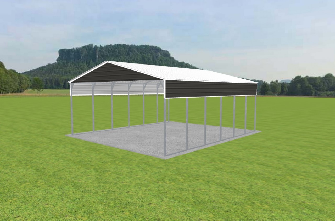 3 Car Carport 26 x 30 x 11 — photo 1