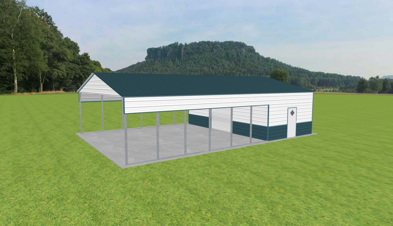 Carport with Storage 30 x 45 x 10 — photo 1