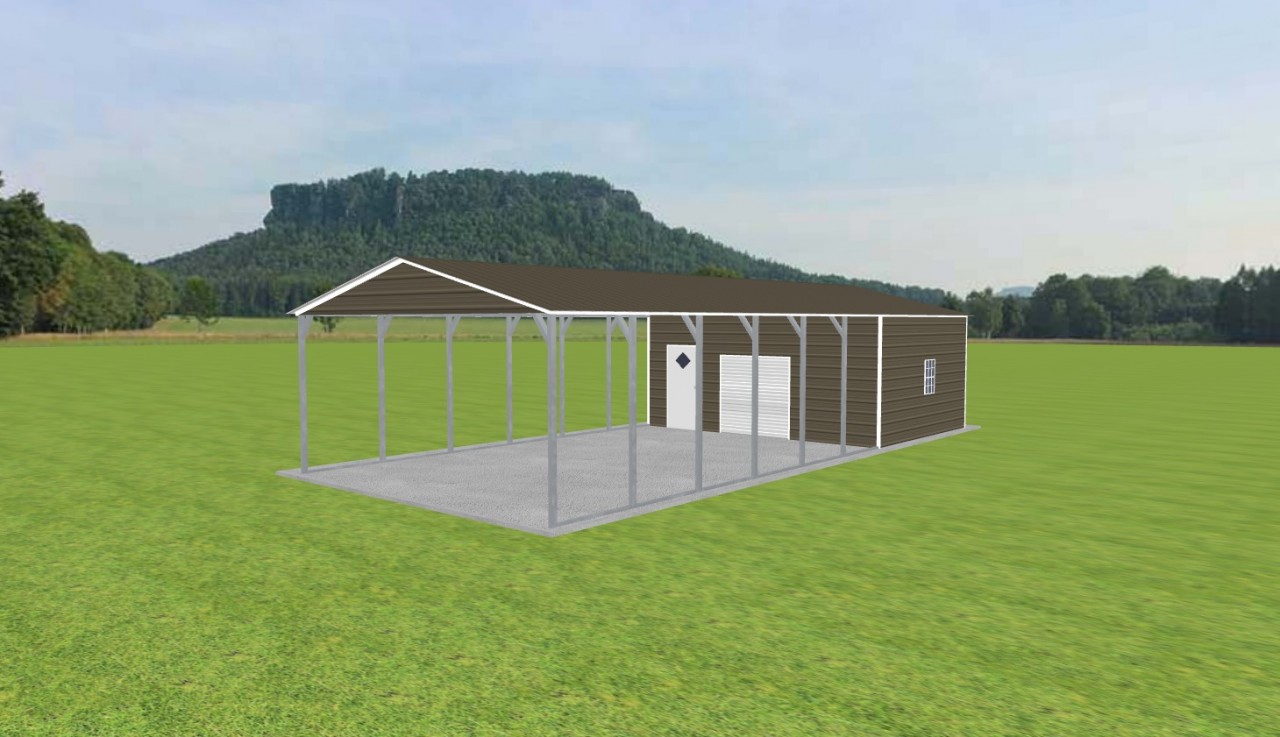 Carport with Storage 20 x 45 x 9 — photo 1