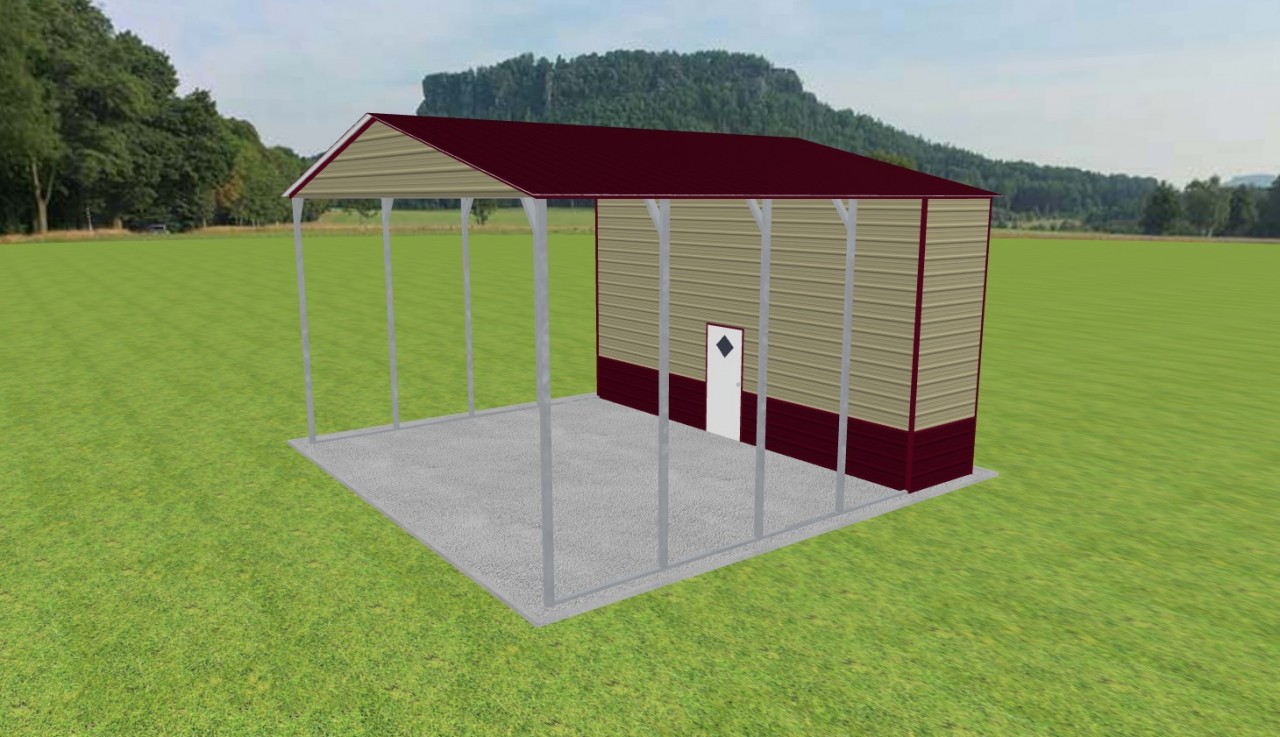 Carport with Storage 26 x 25 x 14 — photo 1