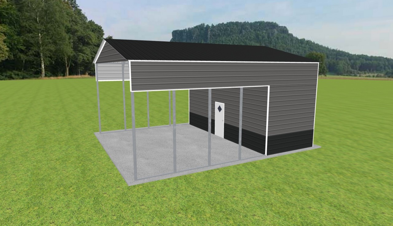 Carport with Storage 26 x 30 x 14 — photo 1