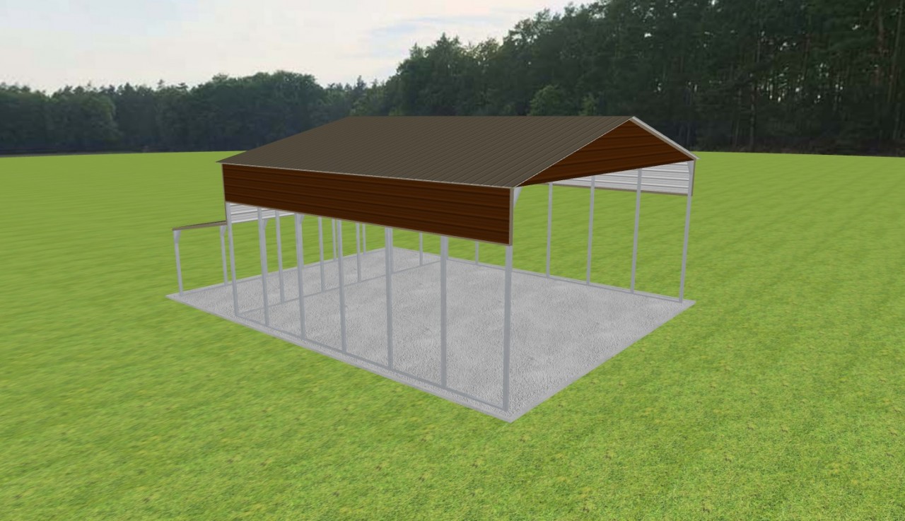 3 Car Carport 30 x 30 x 14 — photo 1