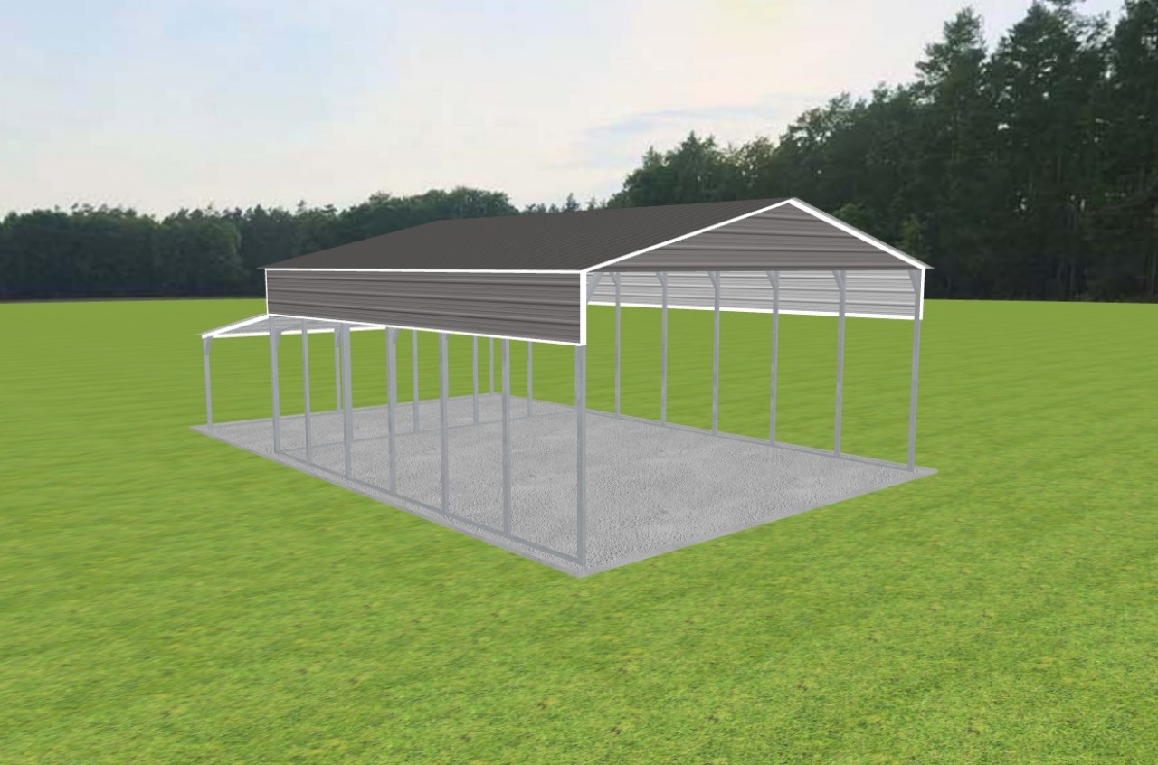 3 Car Carport 26 x 30 x 12 — photo 1