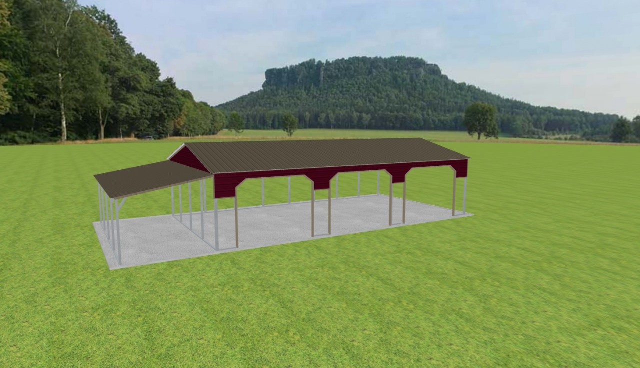 3 Car Carport 22 x 40 x 9 — photo 1
