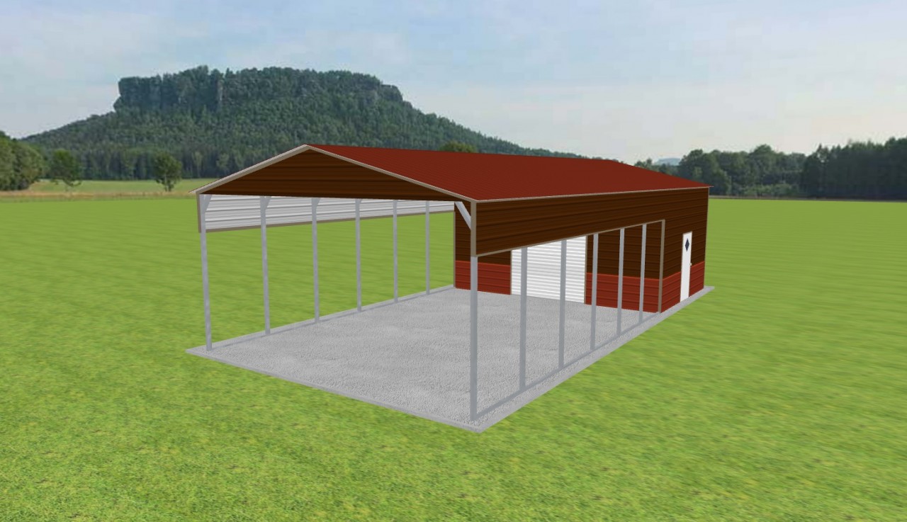 Carport with Storage 22 x 45 x 11 — photo 1