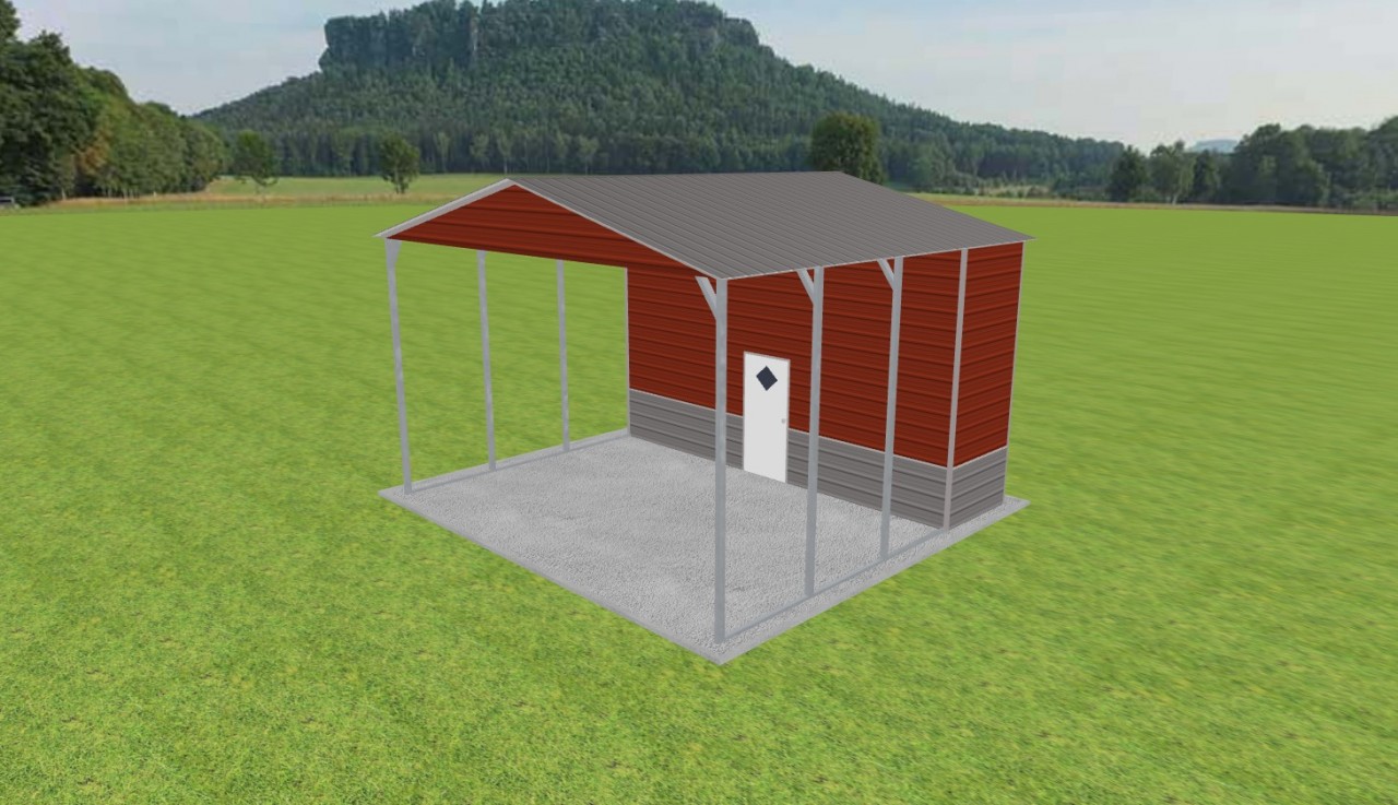 Carport with Storage 22 x 20 x 13 — photo 1