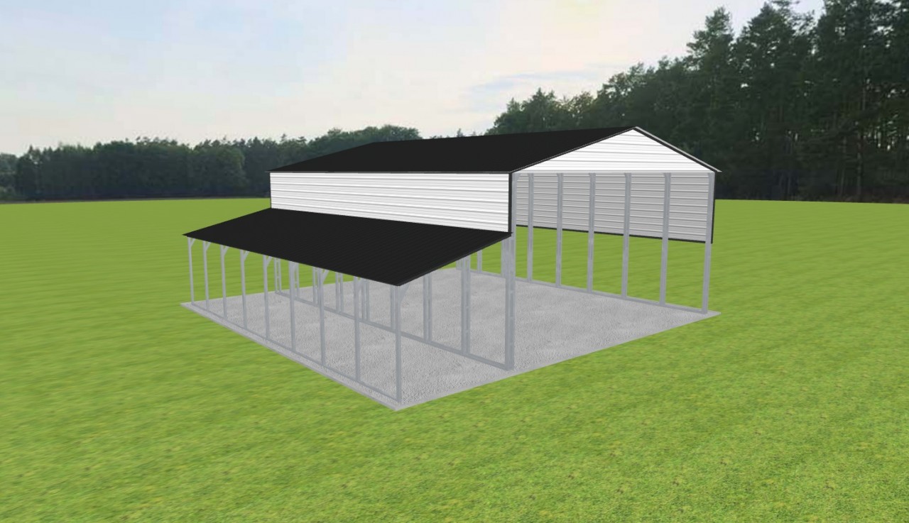 RV Carports 30 x 40 x 15, 30' x 40' x 15' metal rv cover
