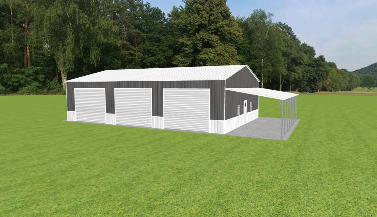 Garage with Lean To 34 x 50 x 12 — photo 1