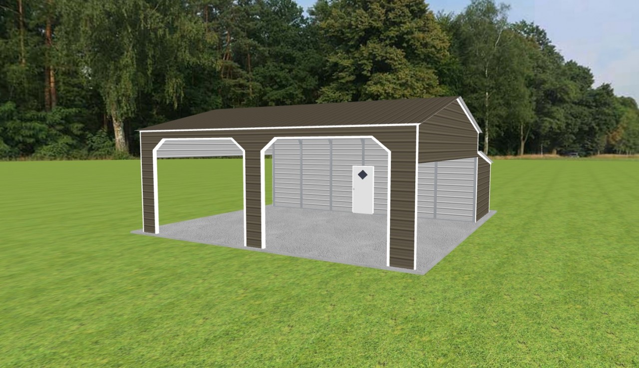 Carport with Storage 24 x 30 x 11 — photo 1