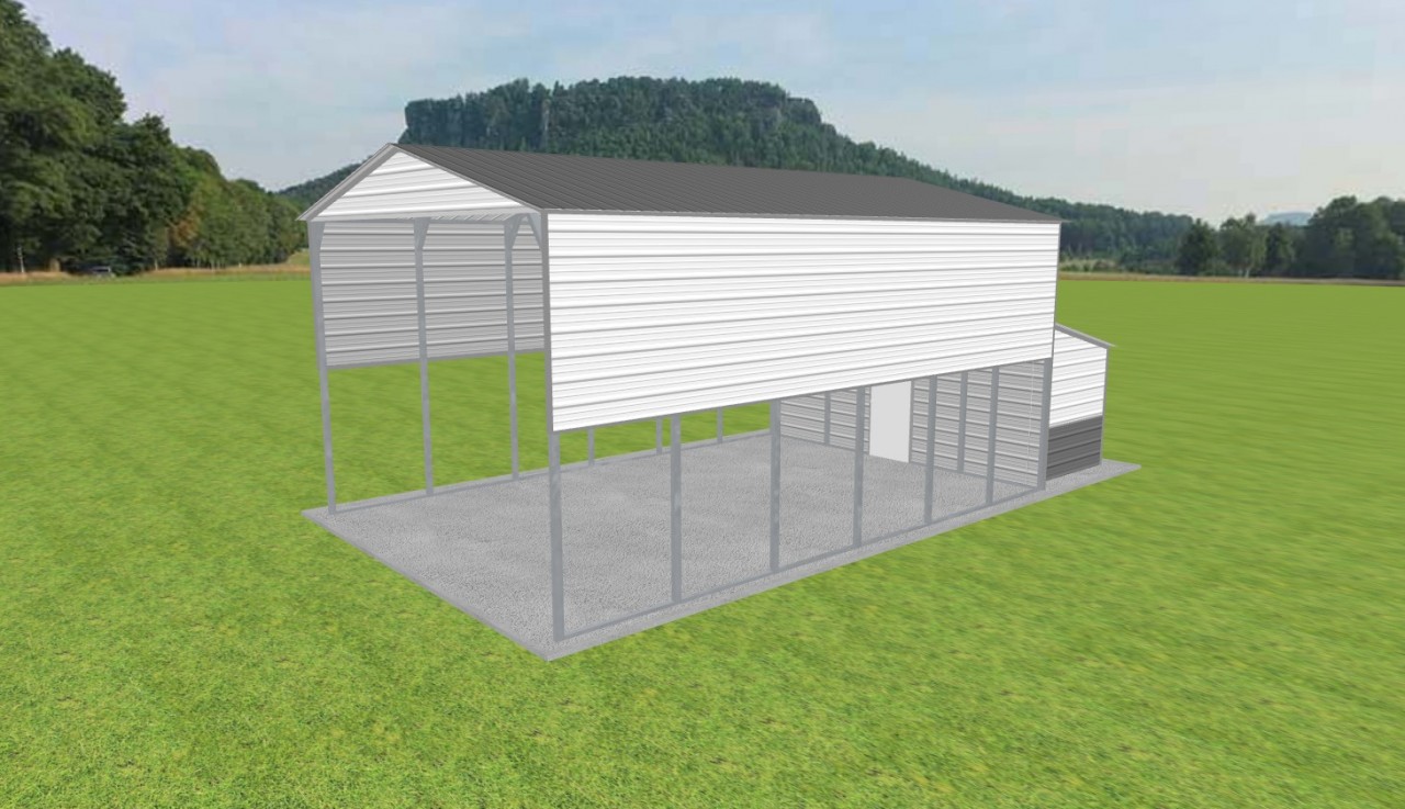 Carport with Storage 20 x 30 x 14 — photo 1