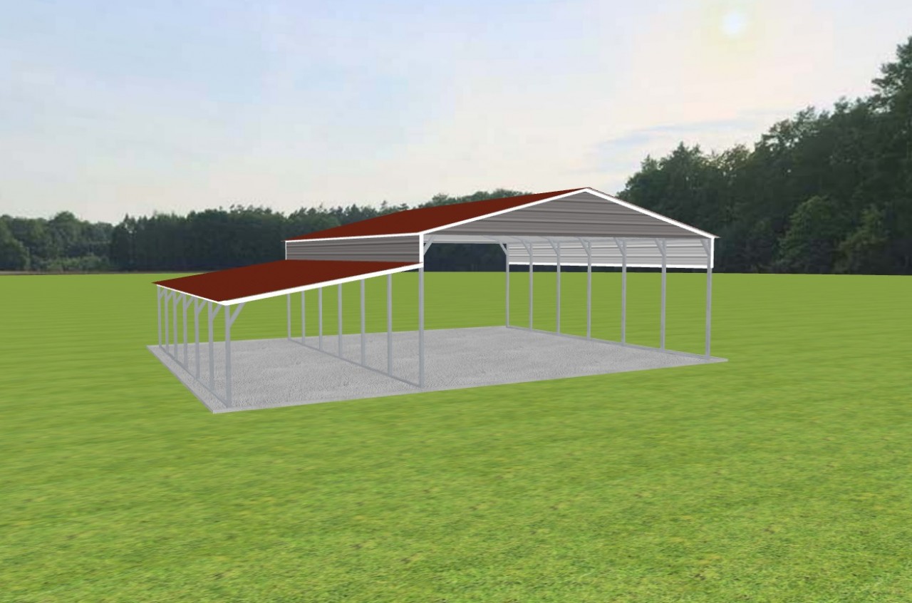 3 Car Carport 26 x 30 x 10 — photo 1