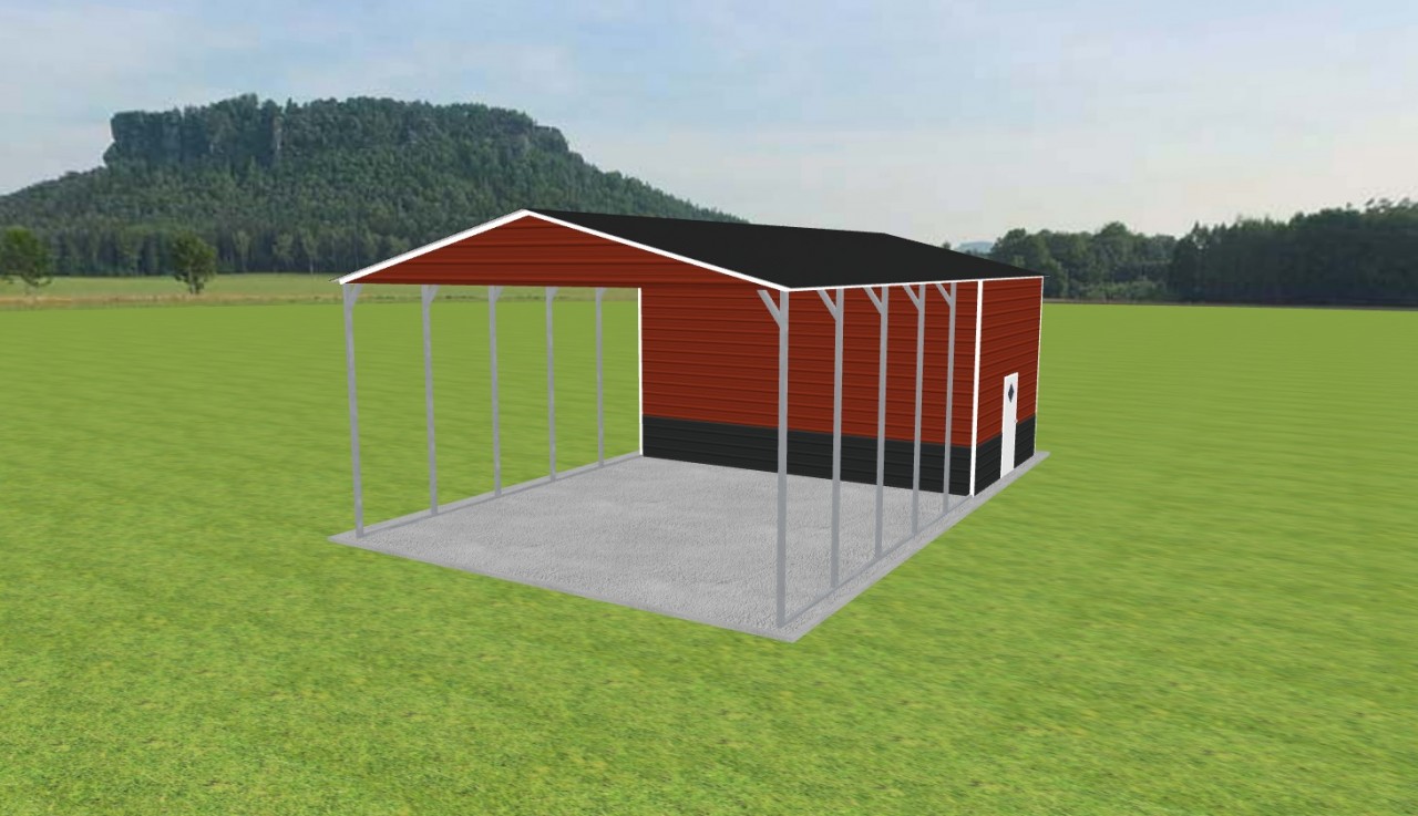 Carport with Storage 24 x 40 x 13 — photo 1