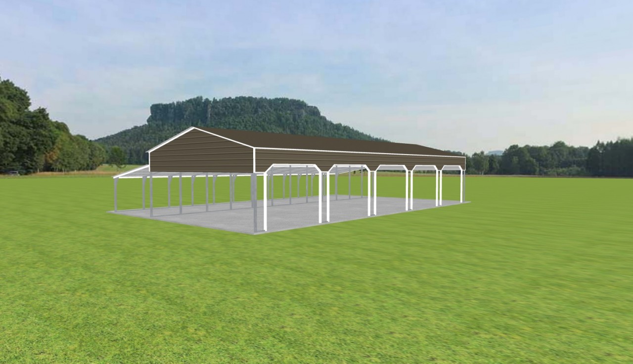 Carport 24 x 60 x 10 — photo 1