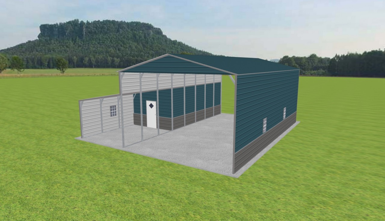 Carport with Storage 22 x 40 x 14 — photo 1