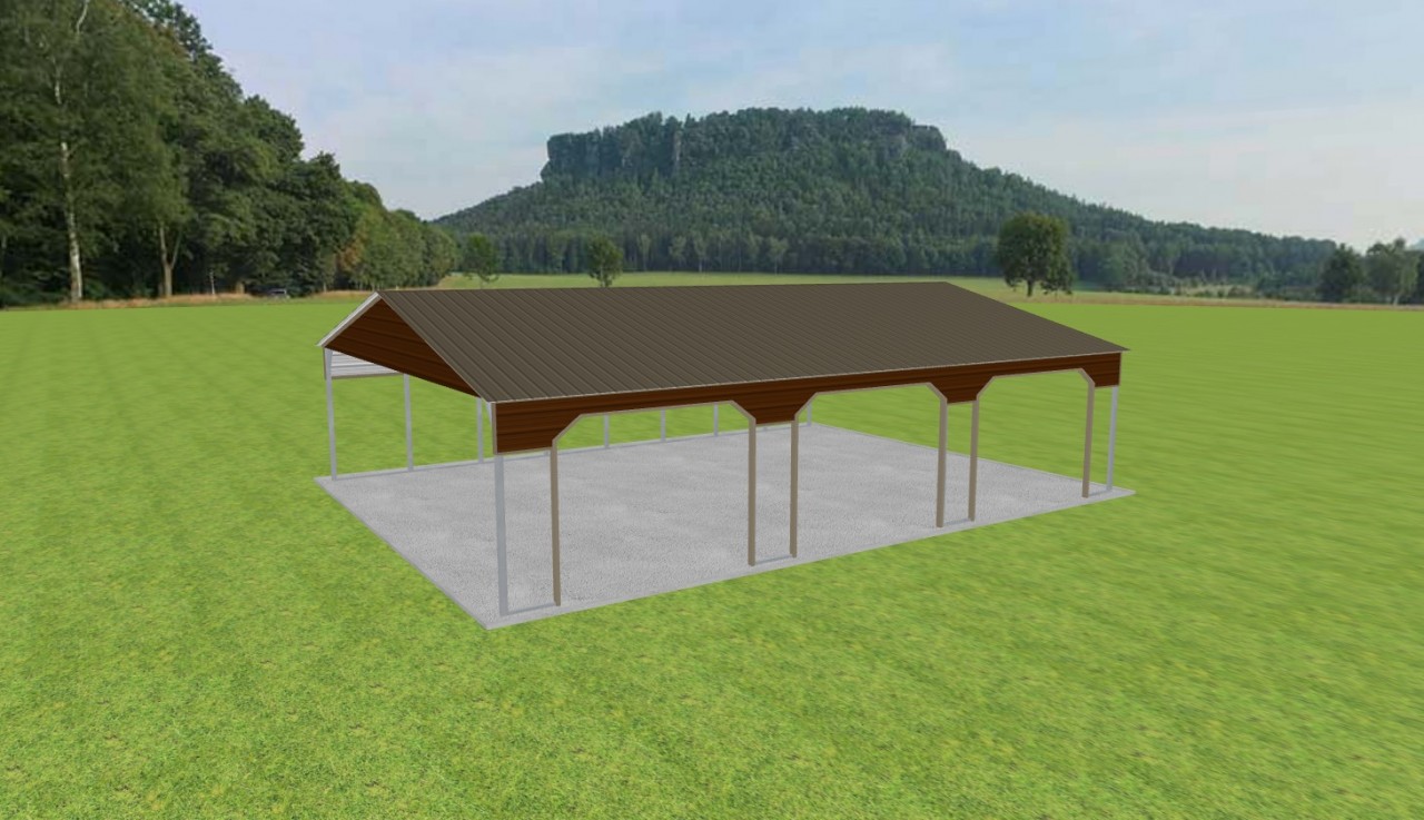 3 Car Carport 30 x 40 x 9 — photo 1