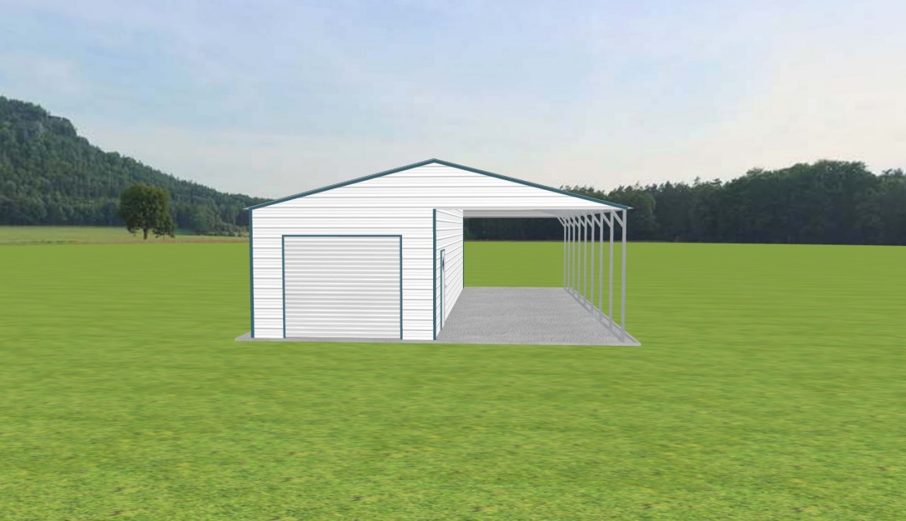 Carport with Storage 28 x 40 x 10 — photo 1