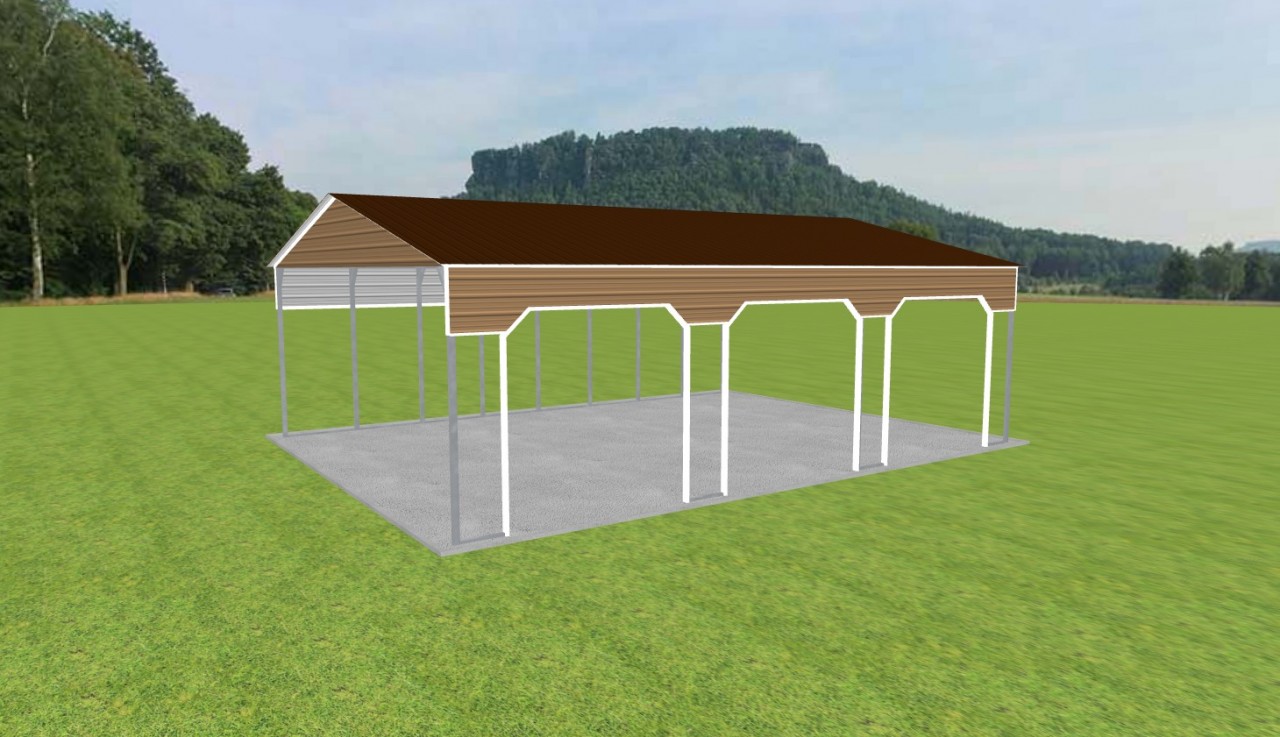 3 Car Carport 30 x 40 x 12 — photo 1