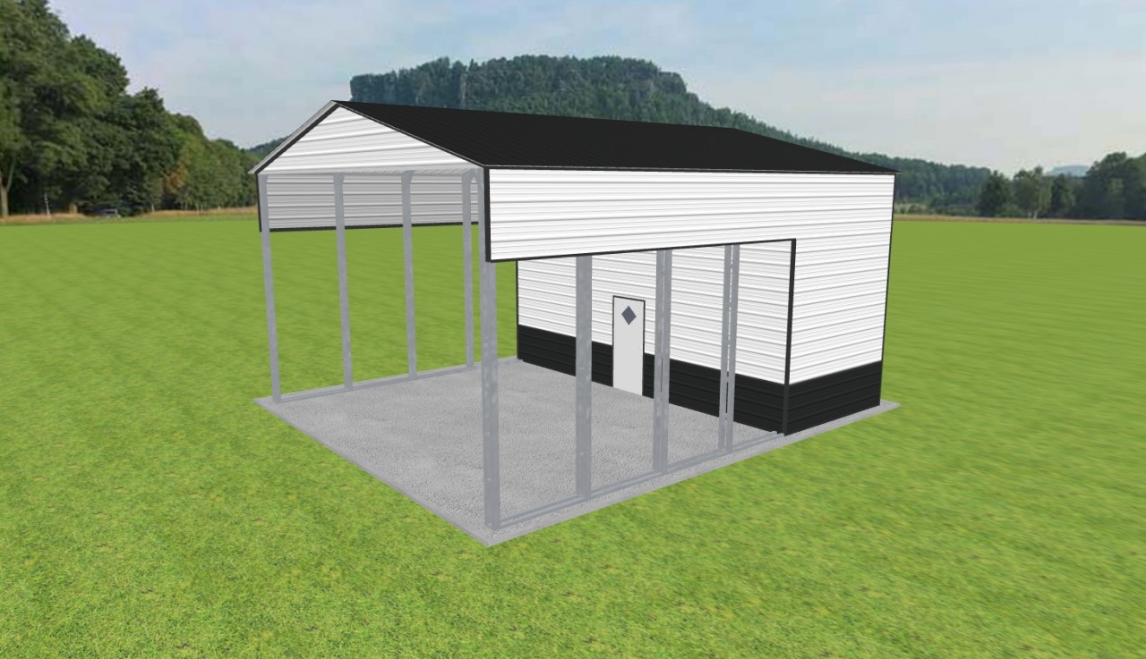 Carport with Storage 26 x 30 x 15 — photo 1