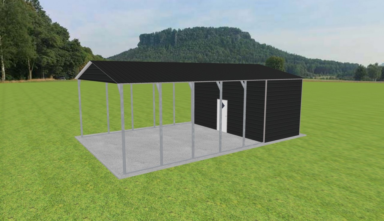 Carport with Storage 22 x 35 x 11 — photo 1