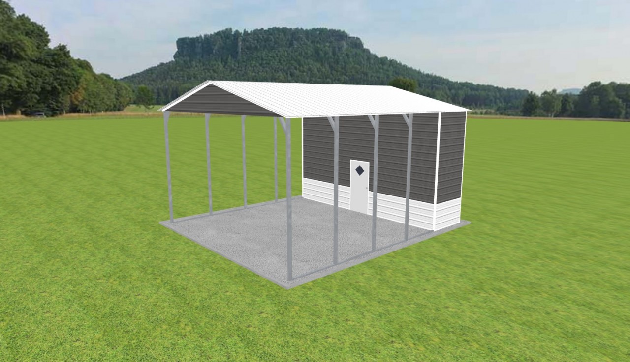 Carport with Storage 22 x 25 x 13 — photo 1