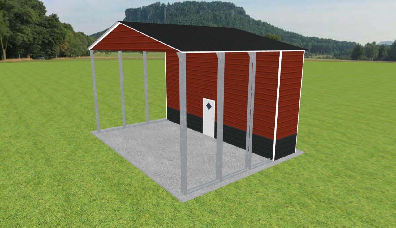 Carport with Storage 28 x 20 x 15 — photo 1