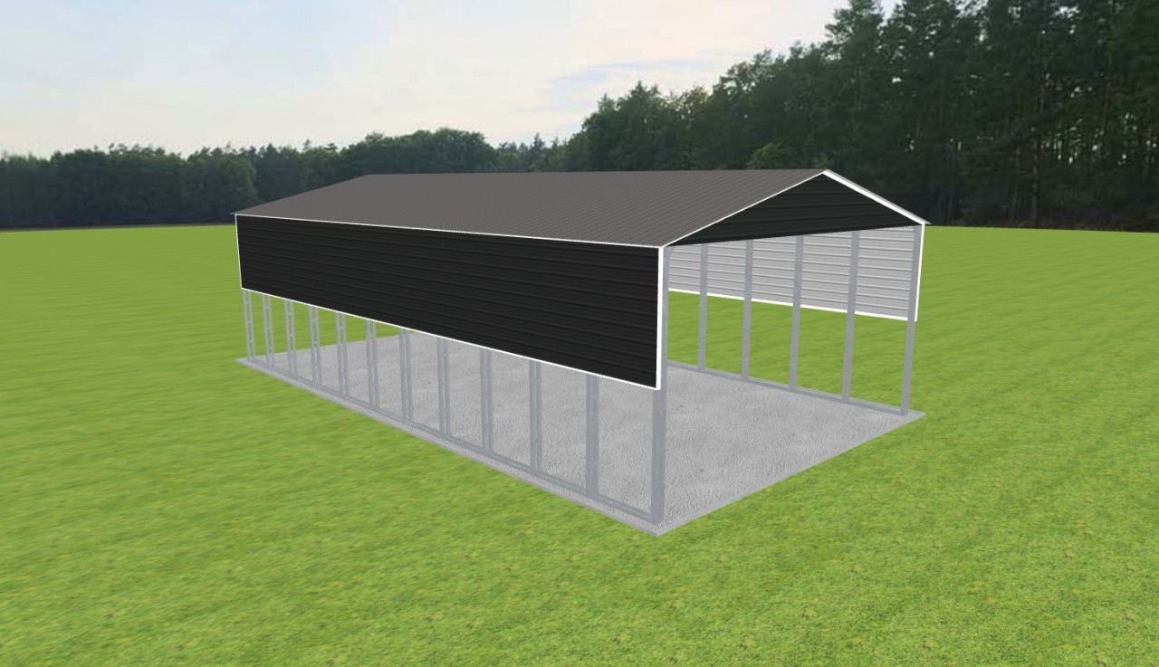 RV Carports 30 x 55 x 15 — photo 1