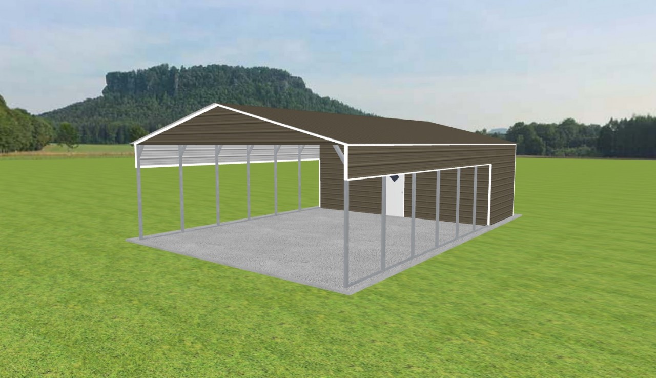 Carport with Storage 26 x 40 x 10 — photo 1