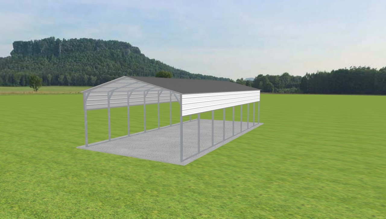 2 Car Carport 18 x 40 x 9 — photo 1