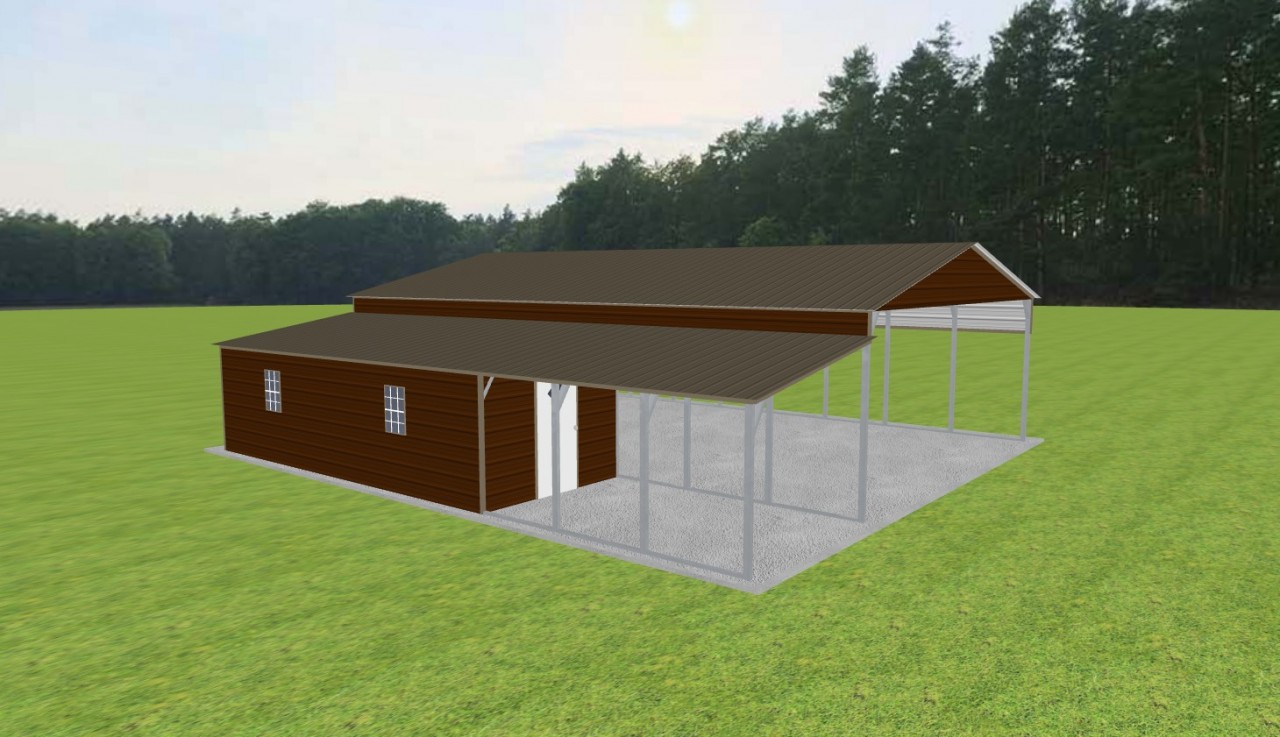 Carport with Storage 26 x 40 x 10 — photo 1