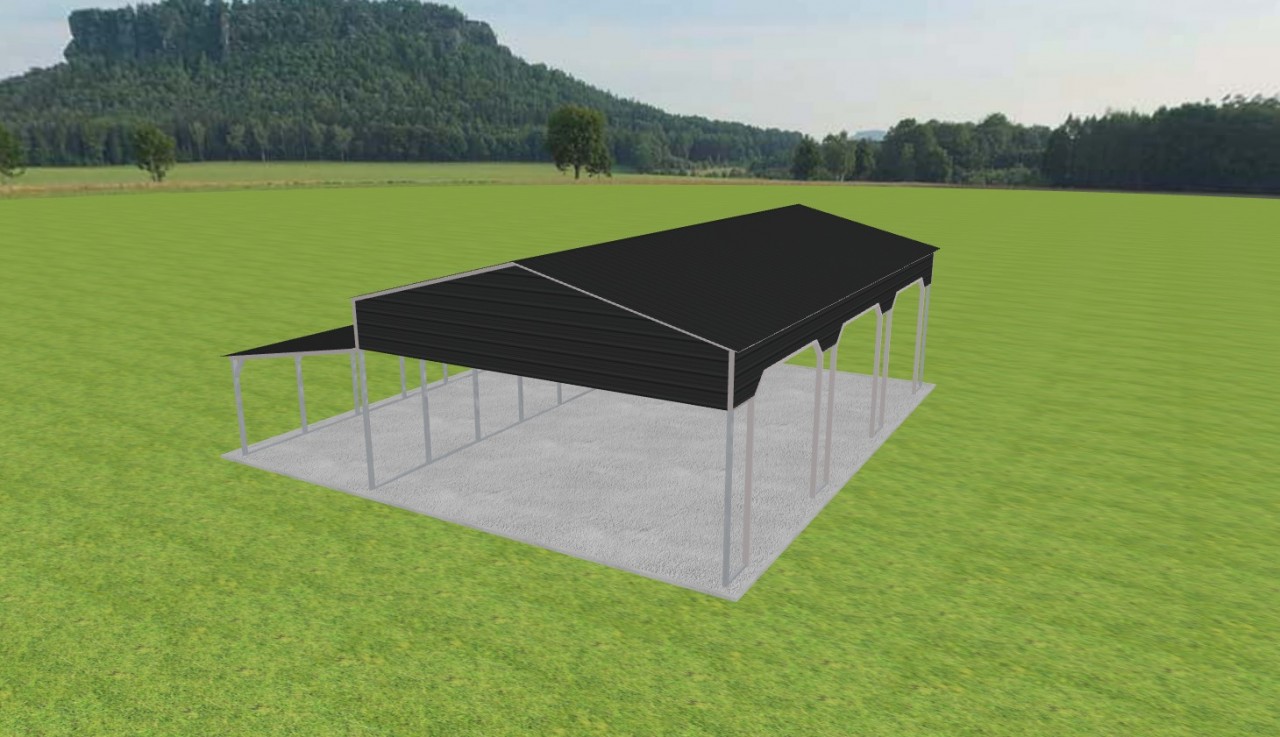 3 Car Carport 24 x 40 x 12 — photo 1