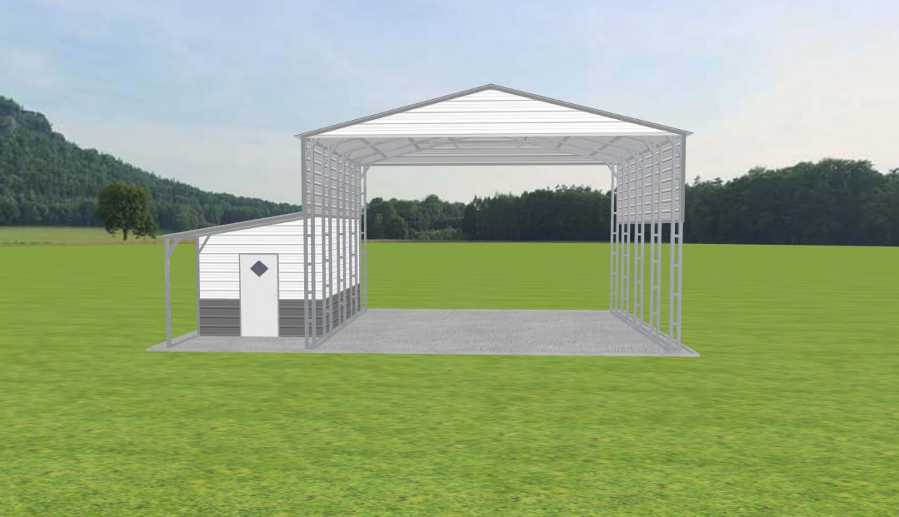 Carport with Storage 26 x 20 x 15 — photo 1