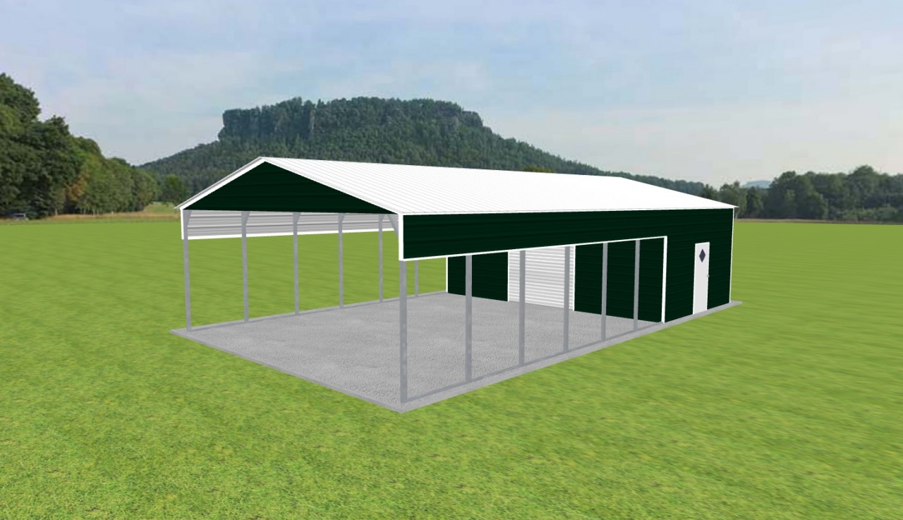 Carport with Storage 26 x 45 x 10 — photo 1