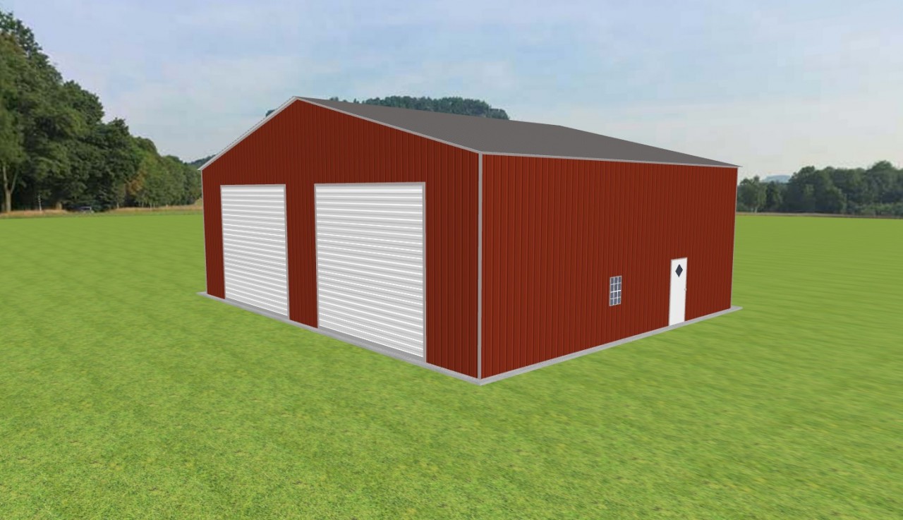 Residential Steel Garage 50 x 40 x 16 — photo 1