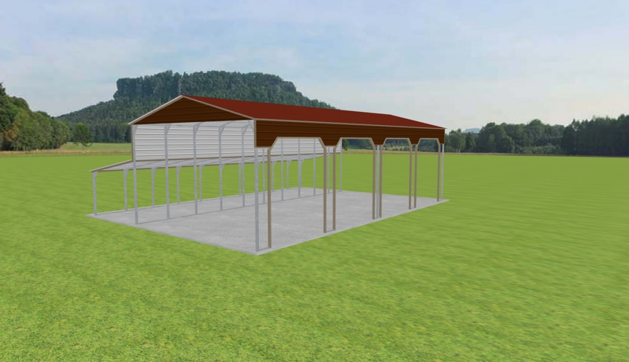 Carport 24 x 50 x 14 — photo 1