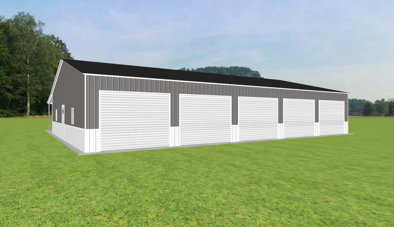 Garage with Lean To 42 x 60 x 10 — photo 1