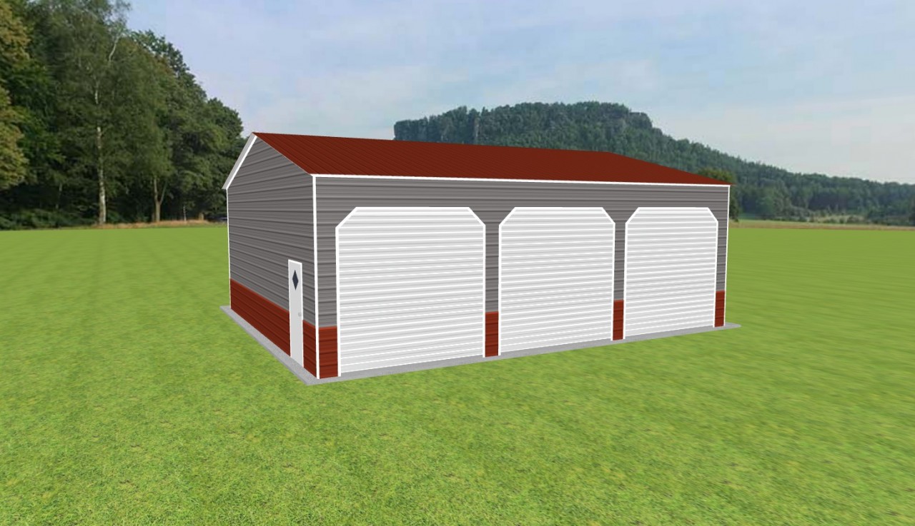 3 Car Garage 30 x 35 x 12 — photo 1