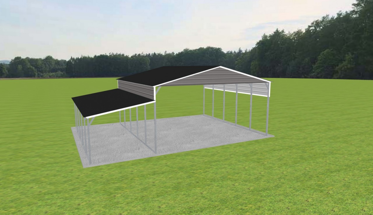 2 Car Carport 24 x 25 x 11 — photo 1