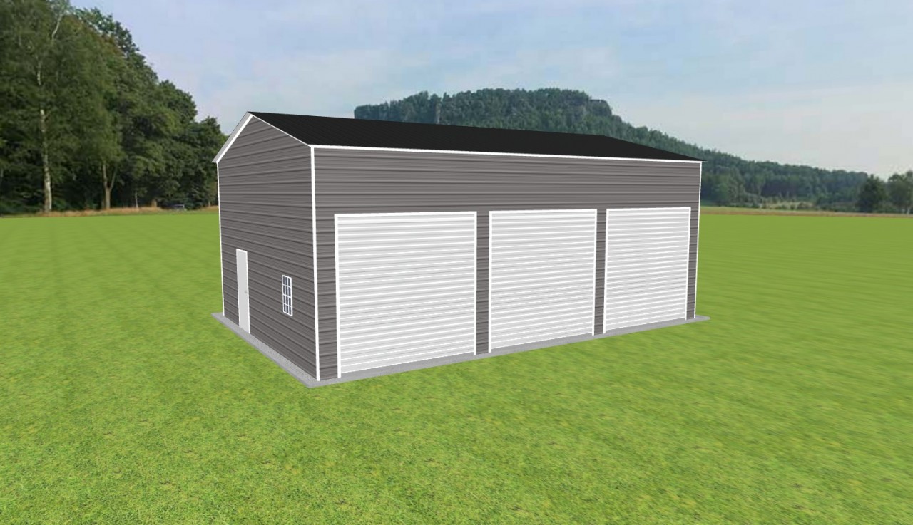 3 Car Garage 24 x 35 x 14 — photo 1