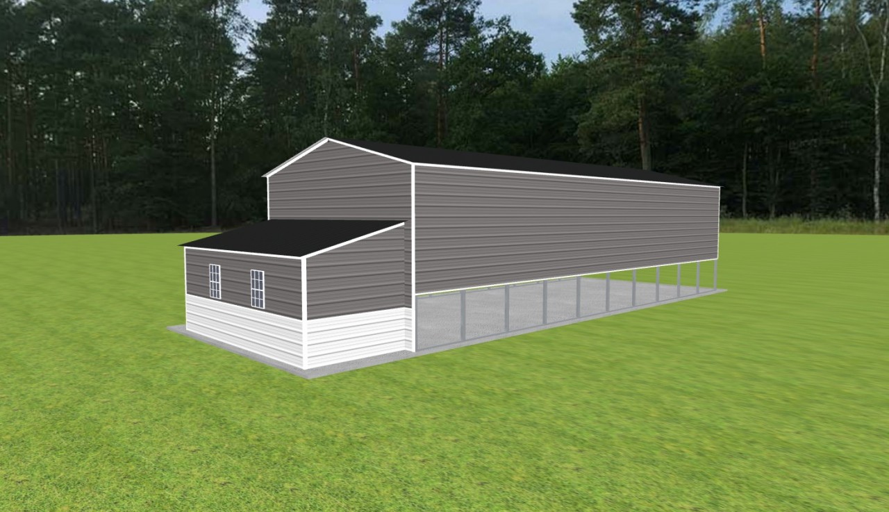Carport with Storage 20 x 50 x 13 — photo 1