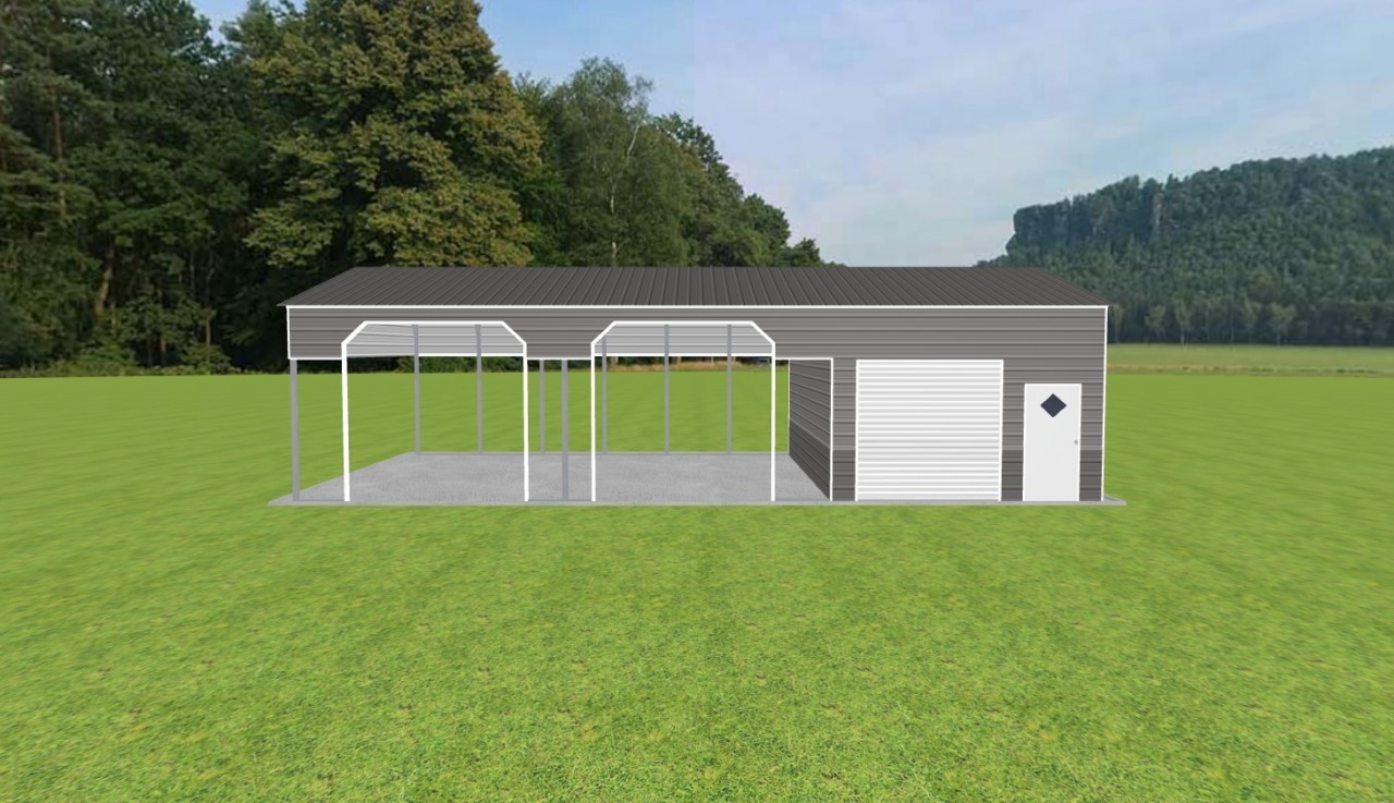 Carport with Storage 24 x 45 x 11 — photo 1
