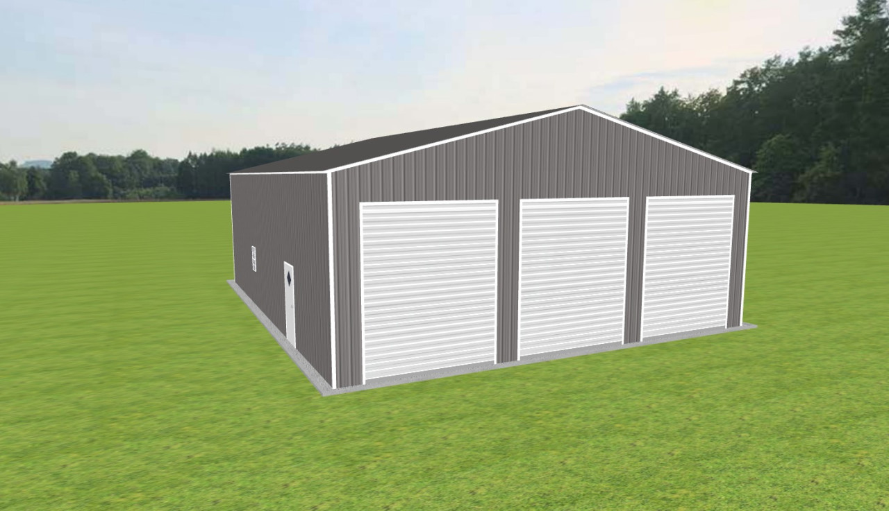 Garage with Lean To 38 x 45 x 14 — photo 1