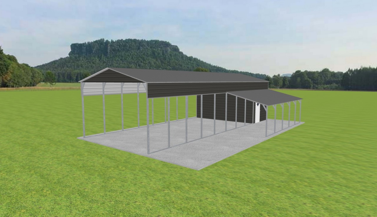 Carport with Storage 20 x 50 x 12 — photo 1