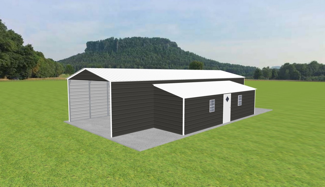 Carport with Storage 18 x 50 x 10 — photo 1